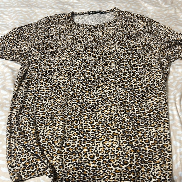 Cheetah Print Allegra K T-shirt - Picture 2 of 3
